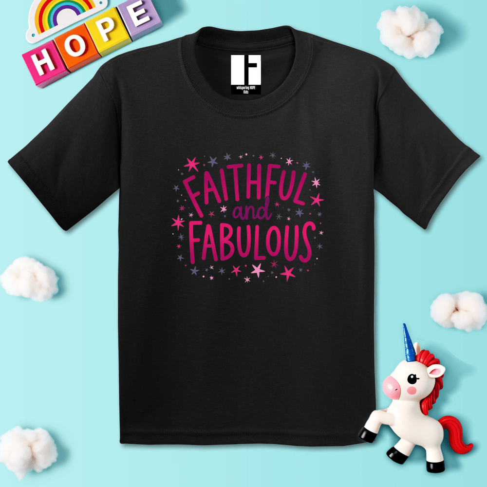 Kids clothes Black / XS FaithfulFabulous T-Shirt