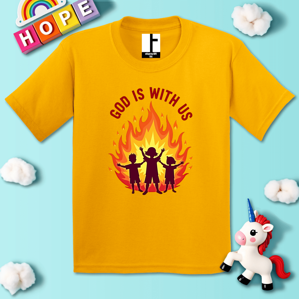 Kids clothes Gold / XS GodWithUs T-Shirt