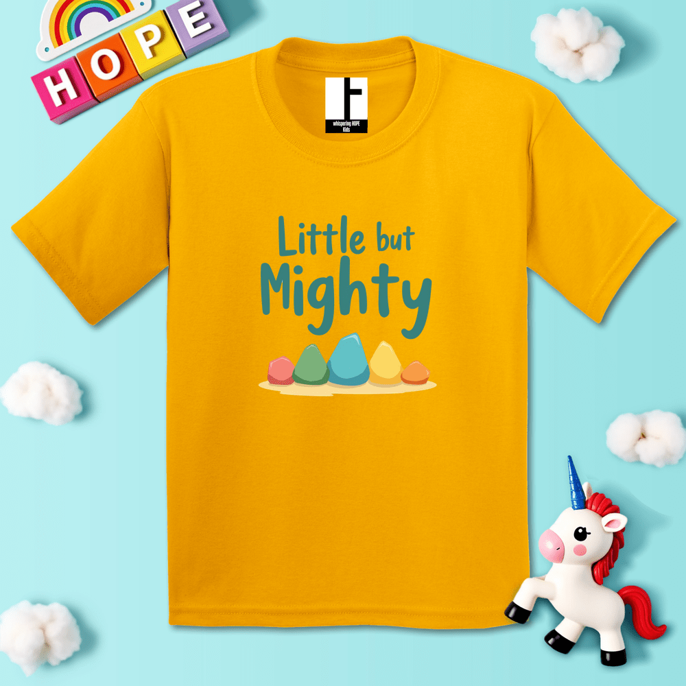 Kids clothes Gold / XS LittleButMighty T-Shirt