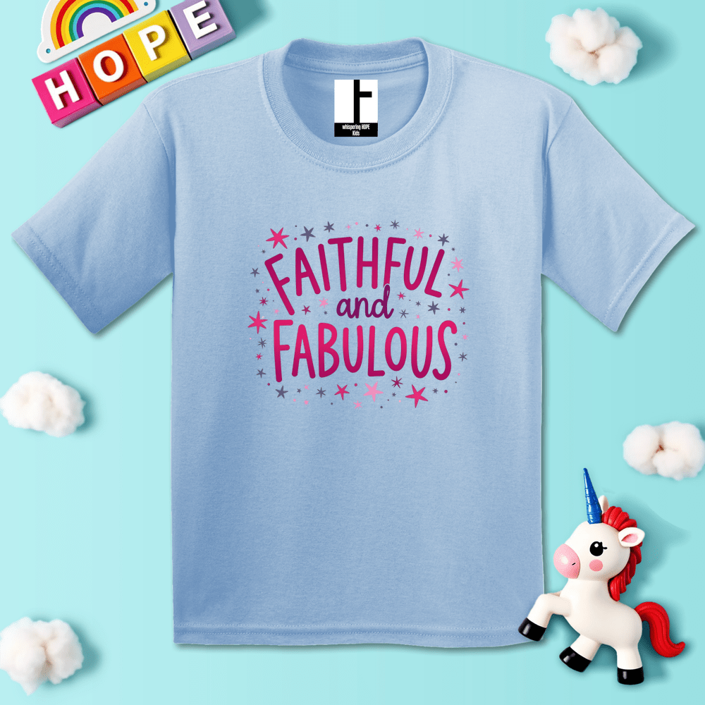 Kids clothes Light Blue / XS FaithfulFabulous T-Shirt