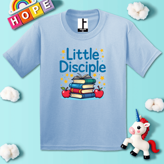 Kids clothes Light Blue / XS LittleDisciple T-Shirt