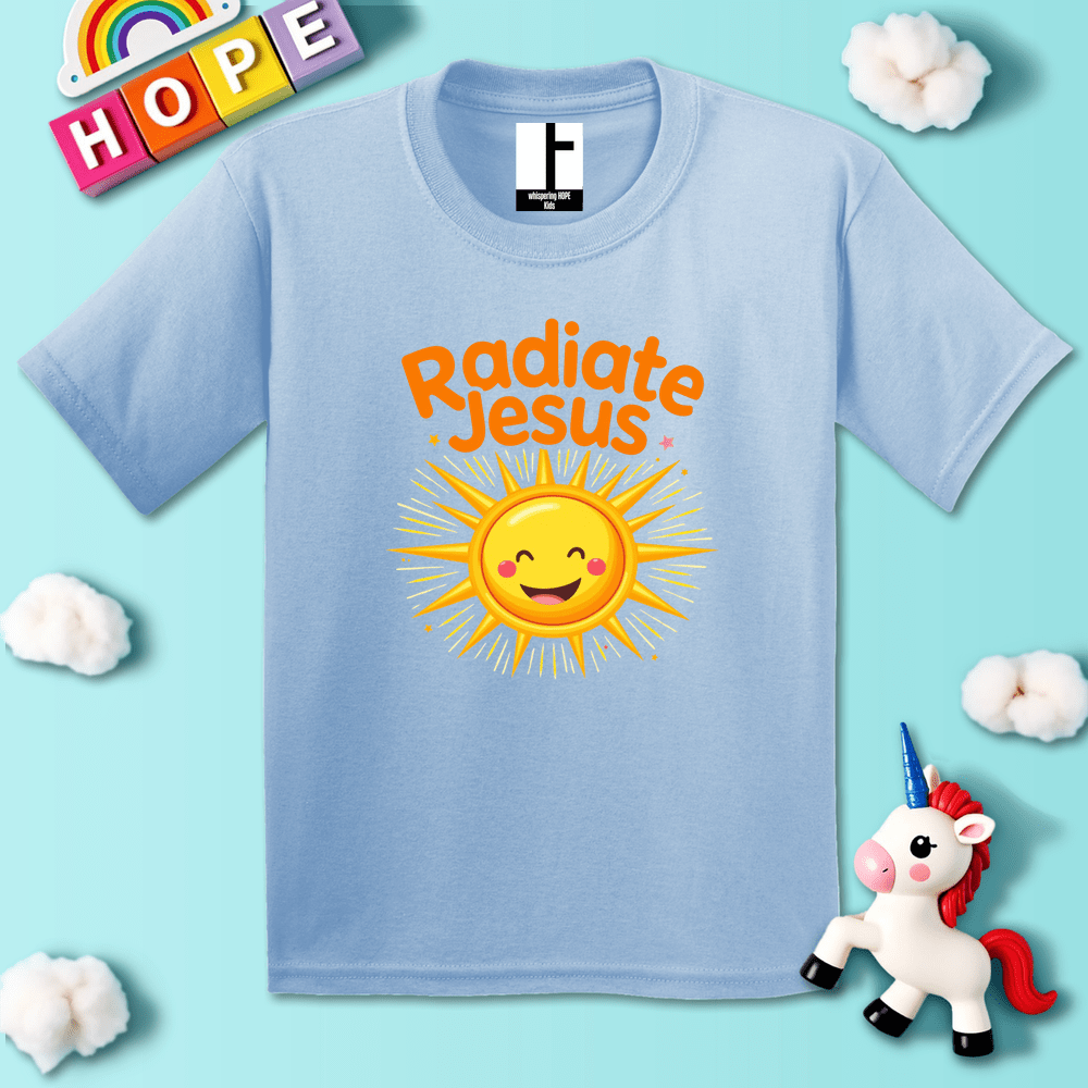 Kids clothes Light Blue / XS RadiateJesus T-Shirt