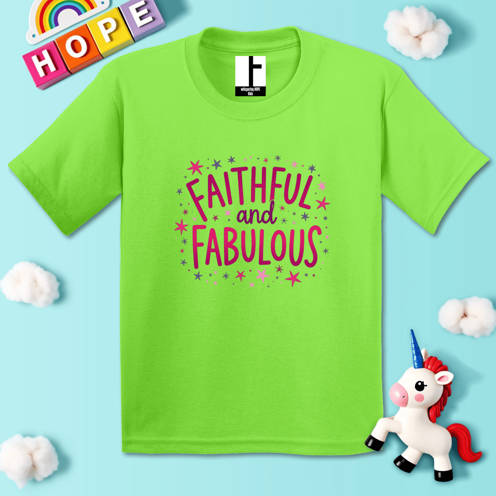 Kids clothes Lime / XS FaithfulFabulous T-Shirt