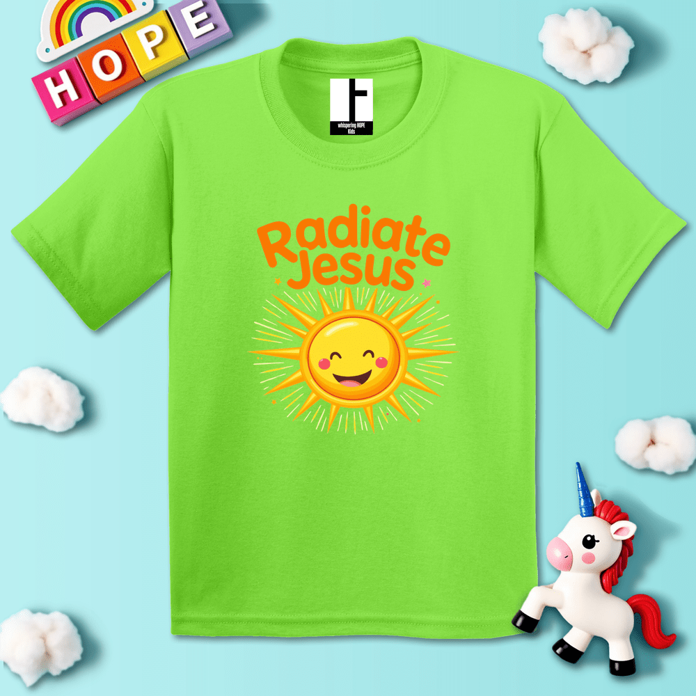 Kids clothes Lime / XS RadiateJesus T-Shirt