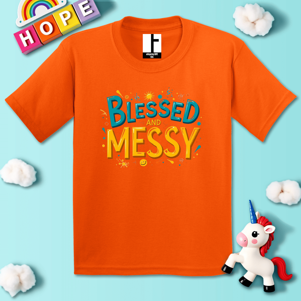 Kids clothes Orange / XS BlessedMessy T-Shirt