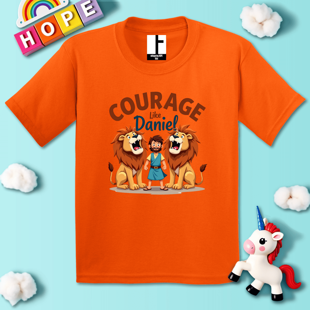 Kids clothes Orange / XS CourageDaniel T-Shirt