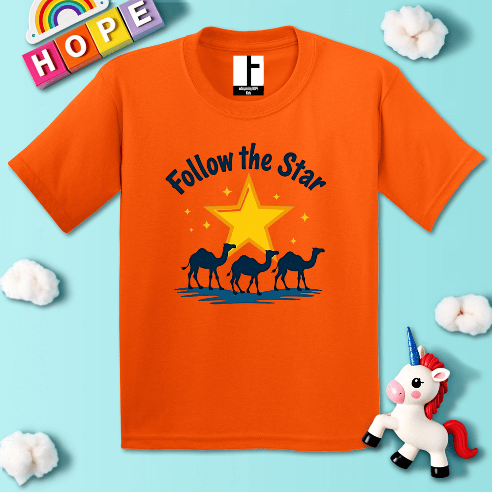 Kids clothes Orange / XS FollowTheStar T-Shirt