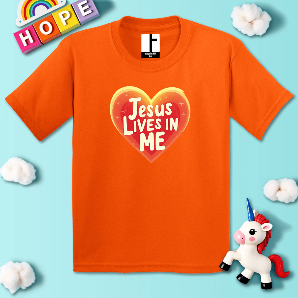 Kids clothes Orange / XS JesusLivesInMe T-Shirt