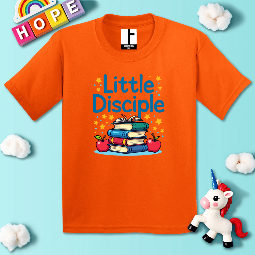 Kids clothes Orange / XS LittleDisciple T-Shirt