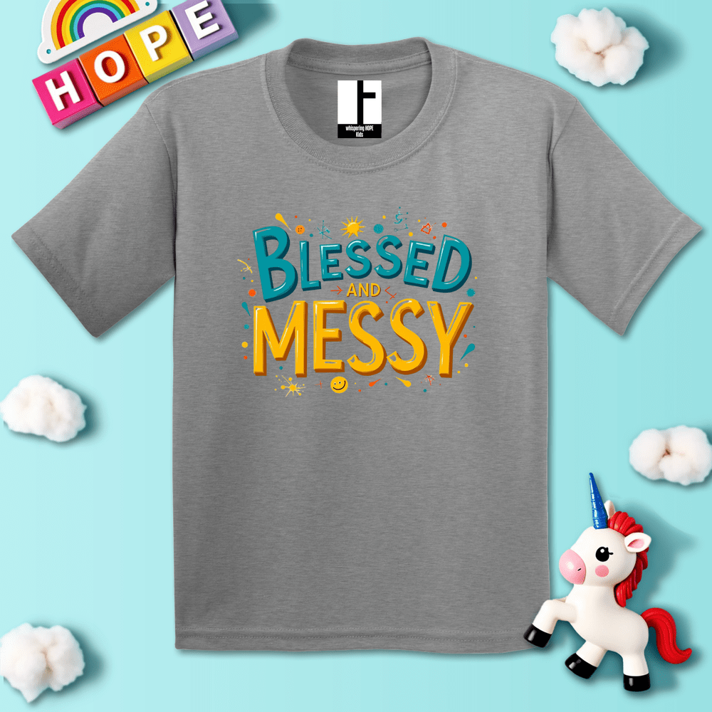 Kids clothes Sport Grey / XS BlessedMessy T-Shirt