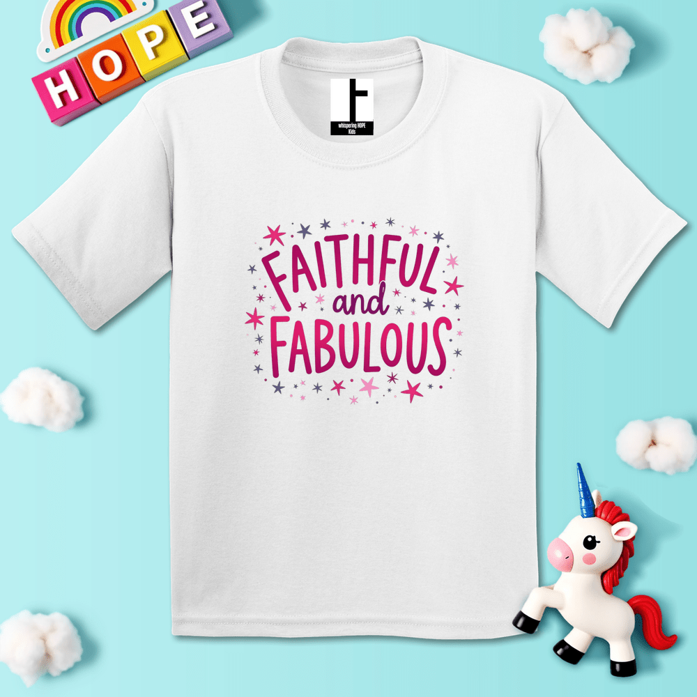 Kids clothes White / XS FaithfulFabulous T-Shirt