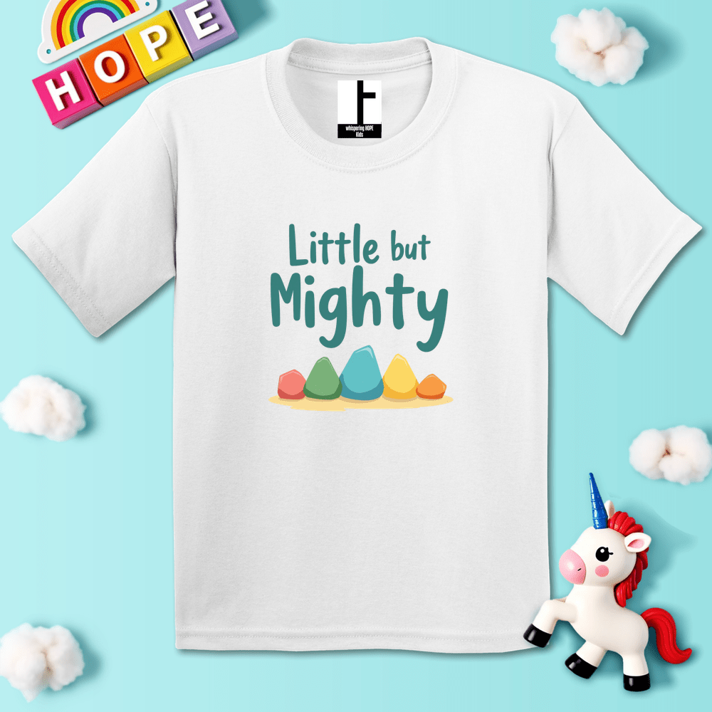 Kids clothes White / XS LittleButMighty T-Shirt